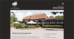 Desktop Screenshot of dekoppelpaarden.nl