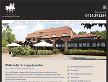 Tablet Screenshot of dekoppelpaarden.nl